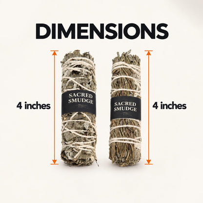 Natural Sage Bundles Set – Botanical Smudge Sticks Pack