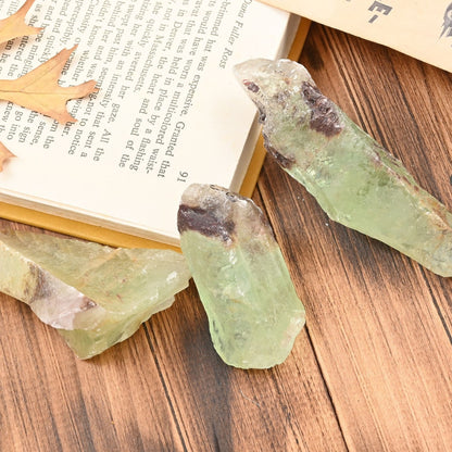 Raw Green Natural Calcite Stones