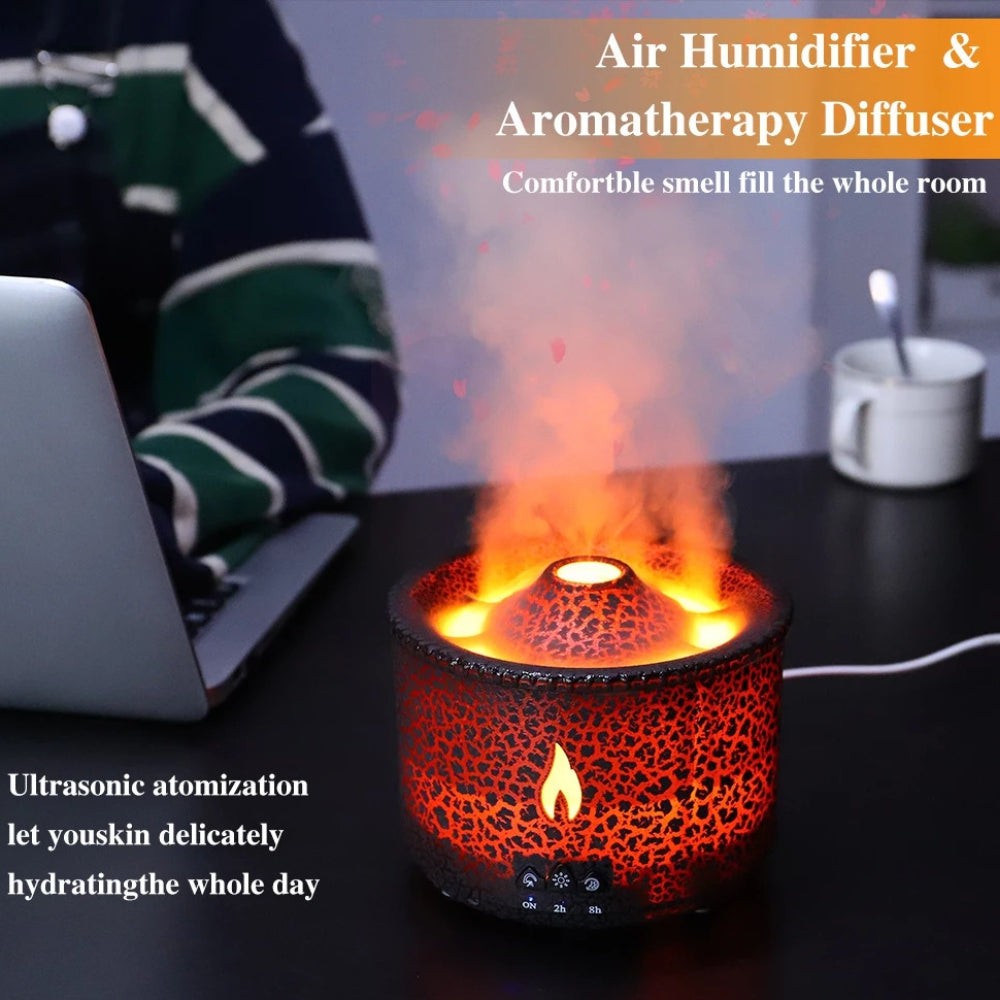 Luchtbevochtiger Vlam Aroma Diffuser Luchtbevochtiger Vlam Aroma Diffuser