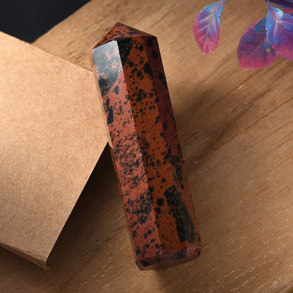 Mahogany Obsidian Point - Your Anchor for Strength & Protection