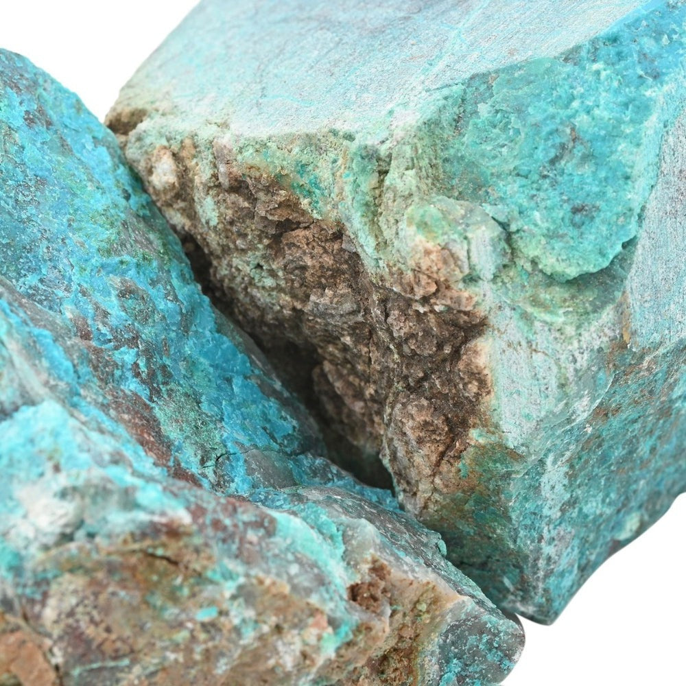 Natural Blue Raw Chrysocolla Stones