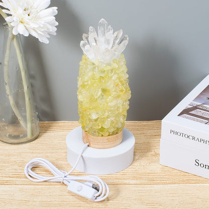 Golden Manifestation Crystal Set – Attract Luck, Light, and Abundance