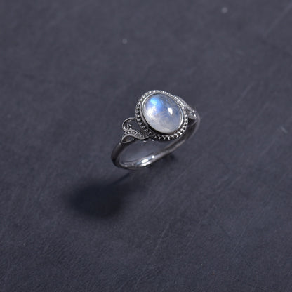 Retro Vibes Moonstone Ring