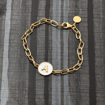 Letter Initial Paperclip Bracelet – An Elegant Twist on Personal Expression