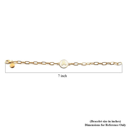 Letter Initial Paperclip Bracelet – An Elegant Twist on Personal Expression