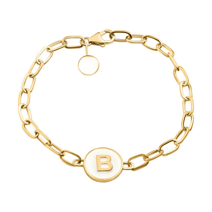 Letter Initial Paperclip Bracelet – An Elegant Twist on Personal Expression