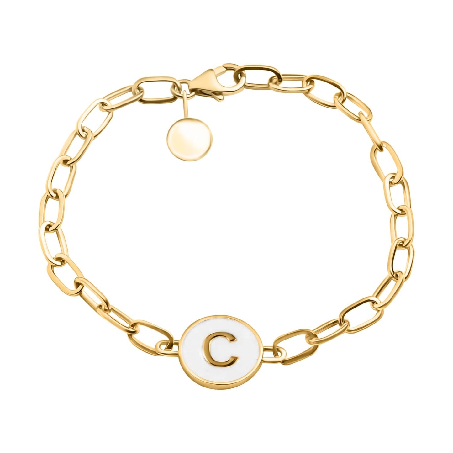 Letter Initial Paperclip Bracelet – An Elegant Twist on Personal Expression