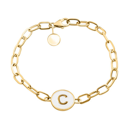 Letter Initial Paperclip Bracelet – An Elegant Twist on Personal Expression