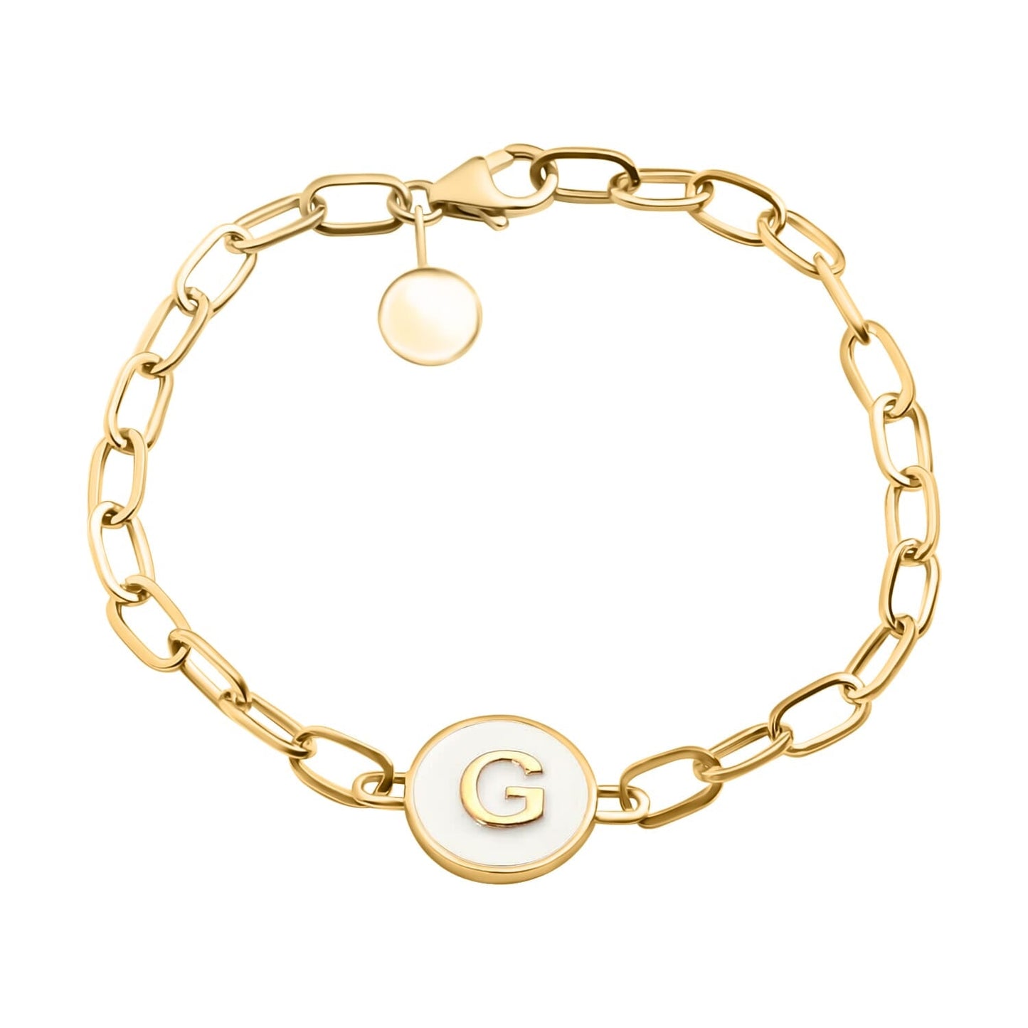 Letter Initial Paperclip Bracelet – An Elegant Twist on Personal Expression
