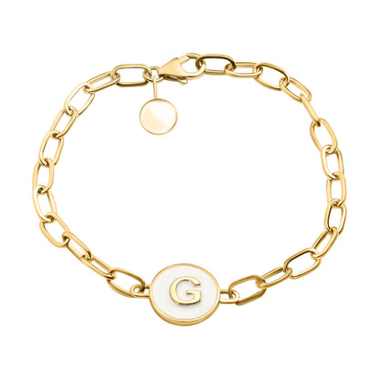 Letter Initial Paperclip Bracelet – An Elegant Twist on Personal Expression