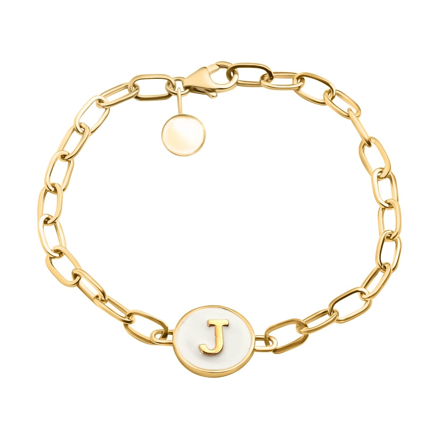 Letter Initial Paperclip Bracelet – An Elegant Twist on Personal Expression