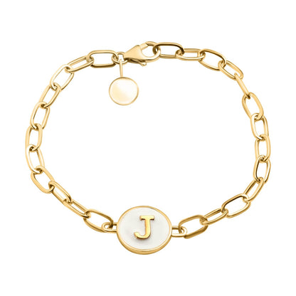 Letter Initial Paperclip Bracelet – An Elegant Twist on Personal Expression