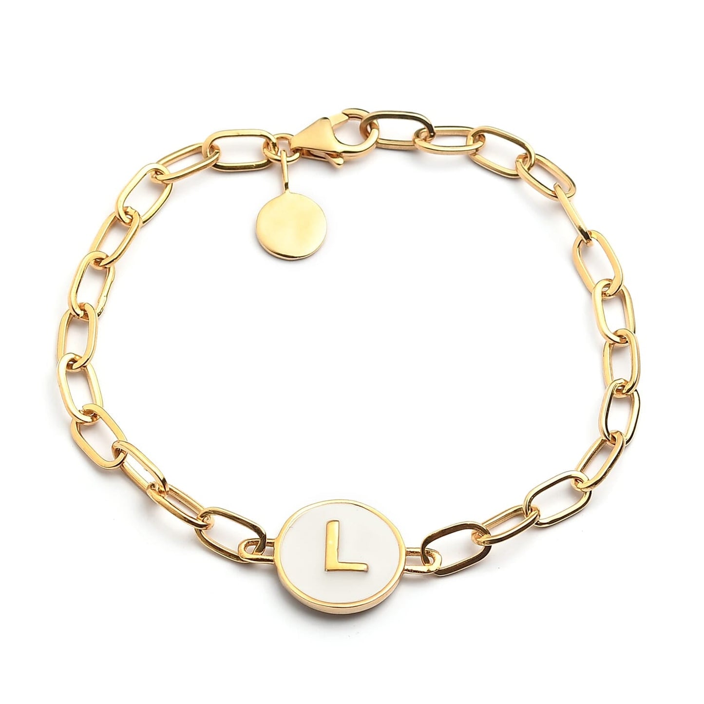 Letter Initial Paperclip Bracelet – An Elegant Twist on Personal Expression