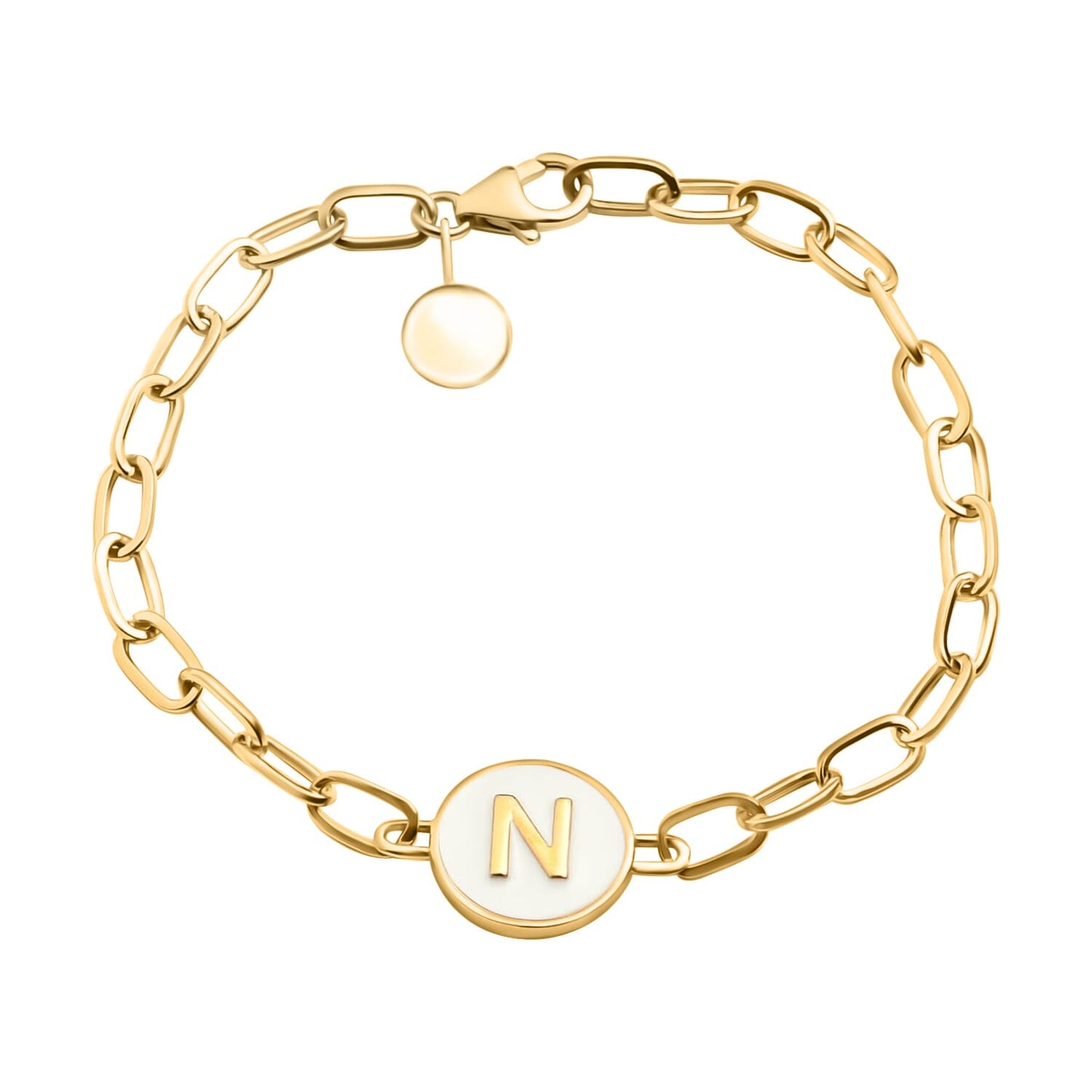 Letter Initial Paperclip Bracelet – An Elegant Twist on Personal Expression