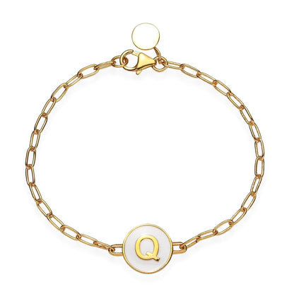 Letter Initial Paperclip Bracelet – An Elegant Twist on Personal Expression