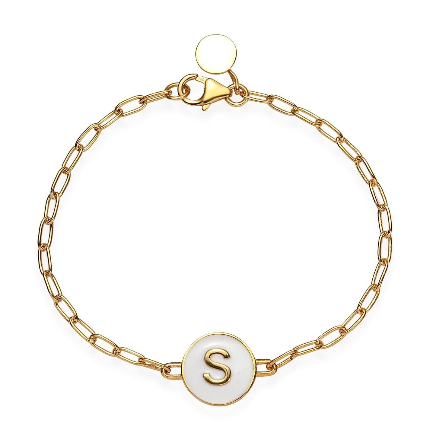 Letter Initial Paperclip Bracelet – An Elegant Twist on Personal Expression