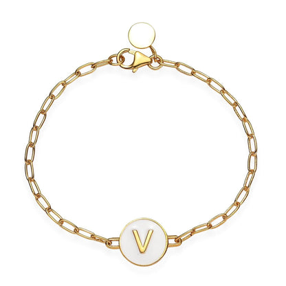 Letter Initial Paperclip Bracelet – An Elegant Twist on Personal Expression
