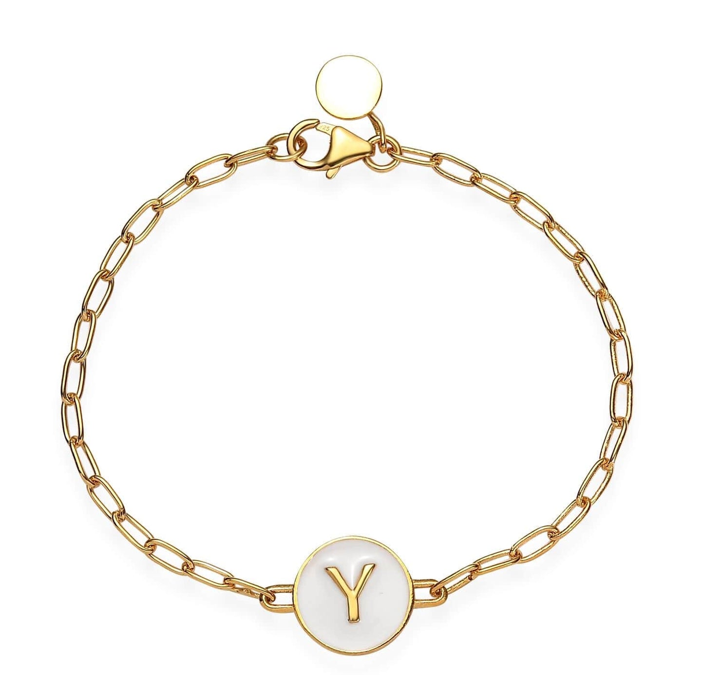 Letter Initial Paperclip Bracelet – An Elegant Twist on Personal Expression