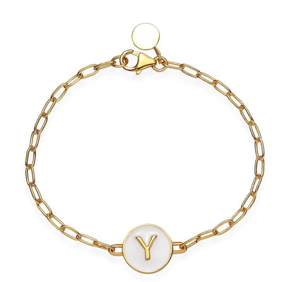 Letter Initial Paperclip Bracelet – An Elegant Twist on Personal Expression