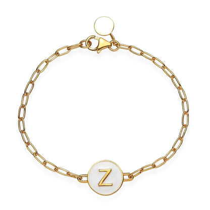 Letter Initial Paperclip Bracelet – An Elegant Twist on Personal Expression