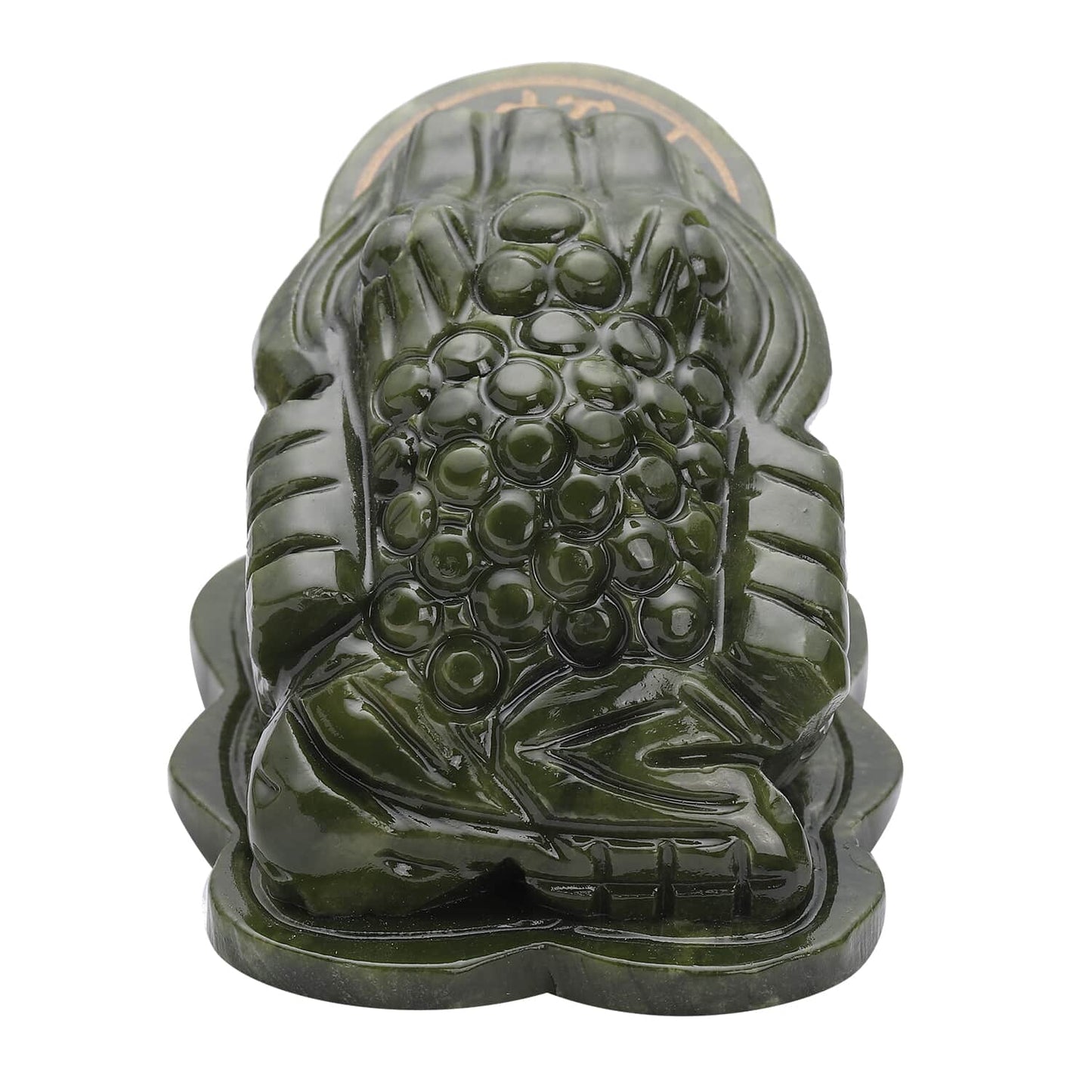 Hand Carved Feng Shui Wealth Money Toad Frog Serpentine