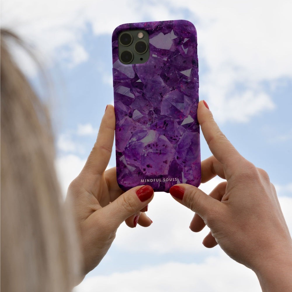 Amethyst Purple Charm Phone Case