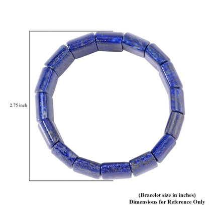 Lapis Lazuli Boho Block Bracelet