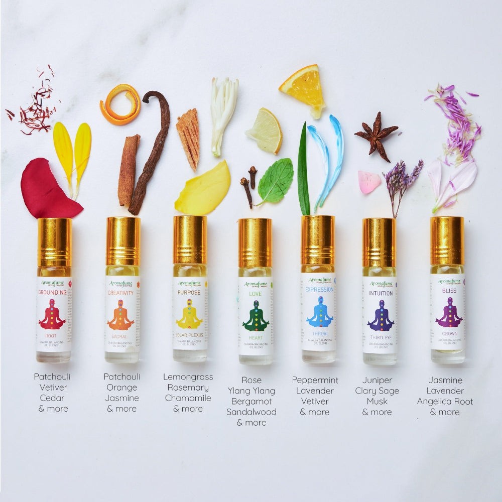 7 Chakra Essential Oils Roll On Gift Set