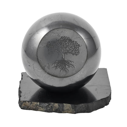 Tree of Life Engraved Sphere