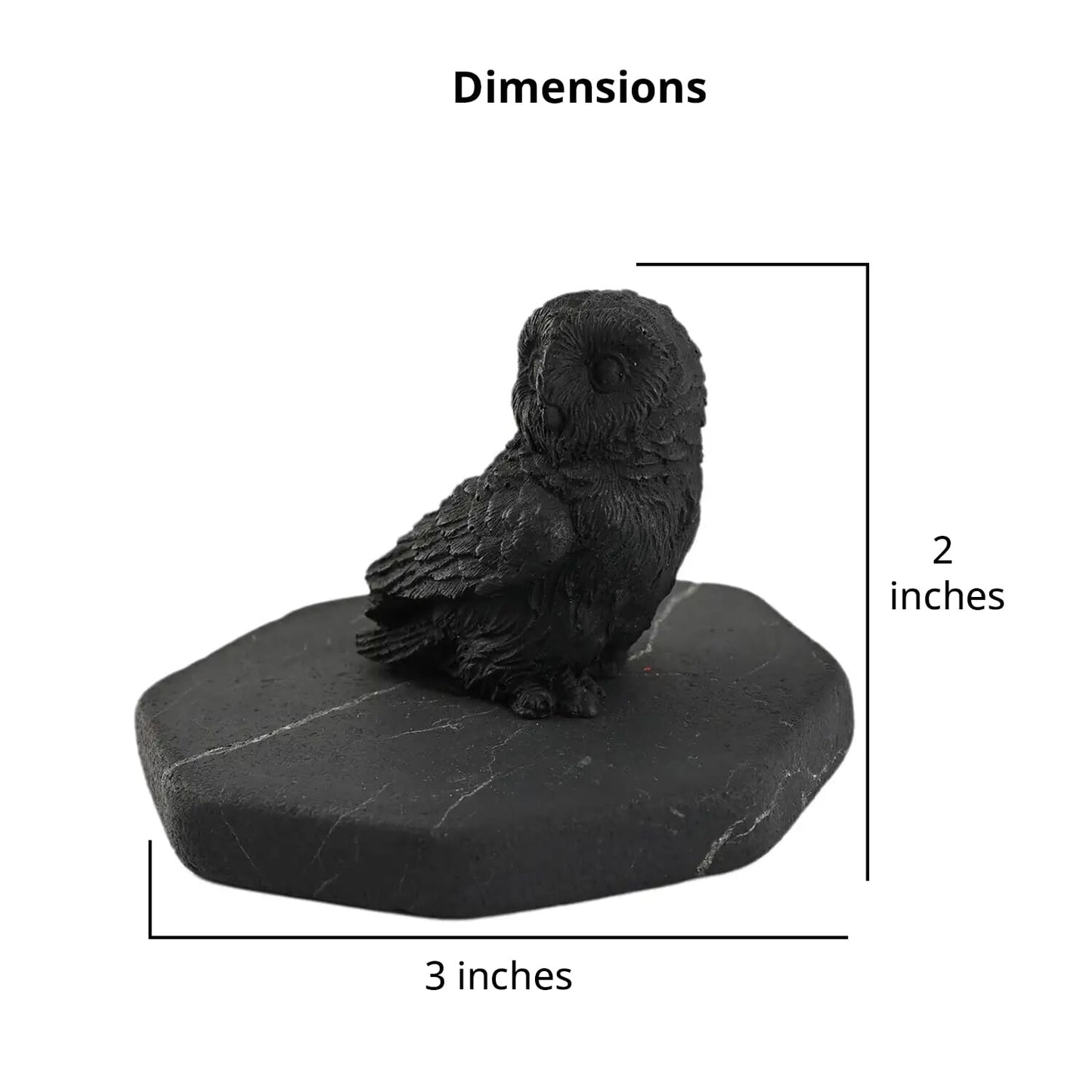 Shungite Owl Figurine – Ancient Wisdom for Modern Life