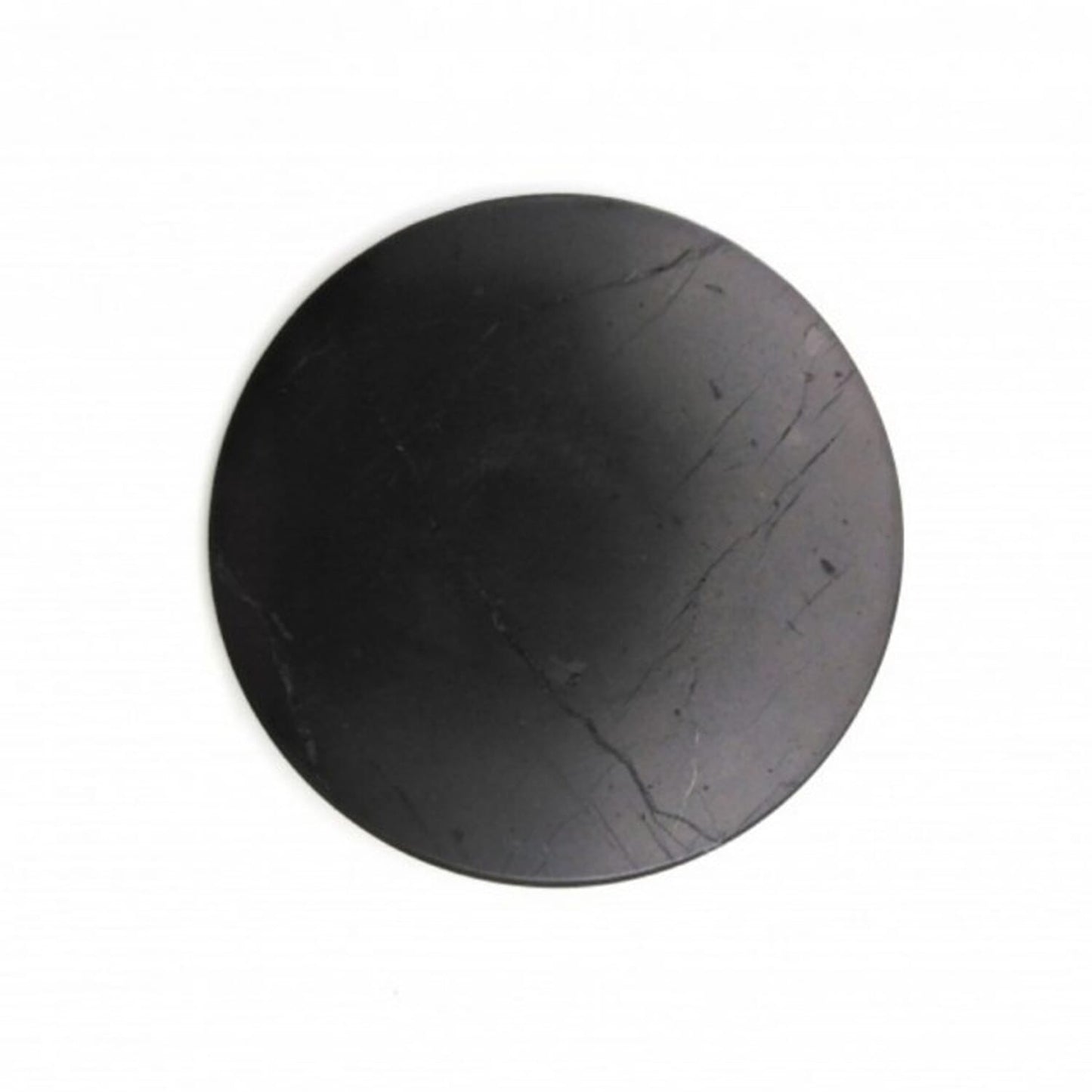 Shungite OM Round Tile – Enhance Your Space with Energy and Harmony