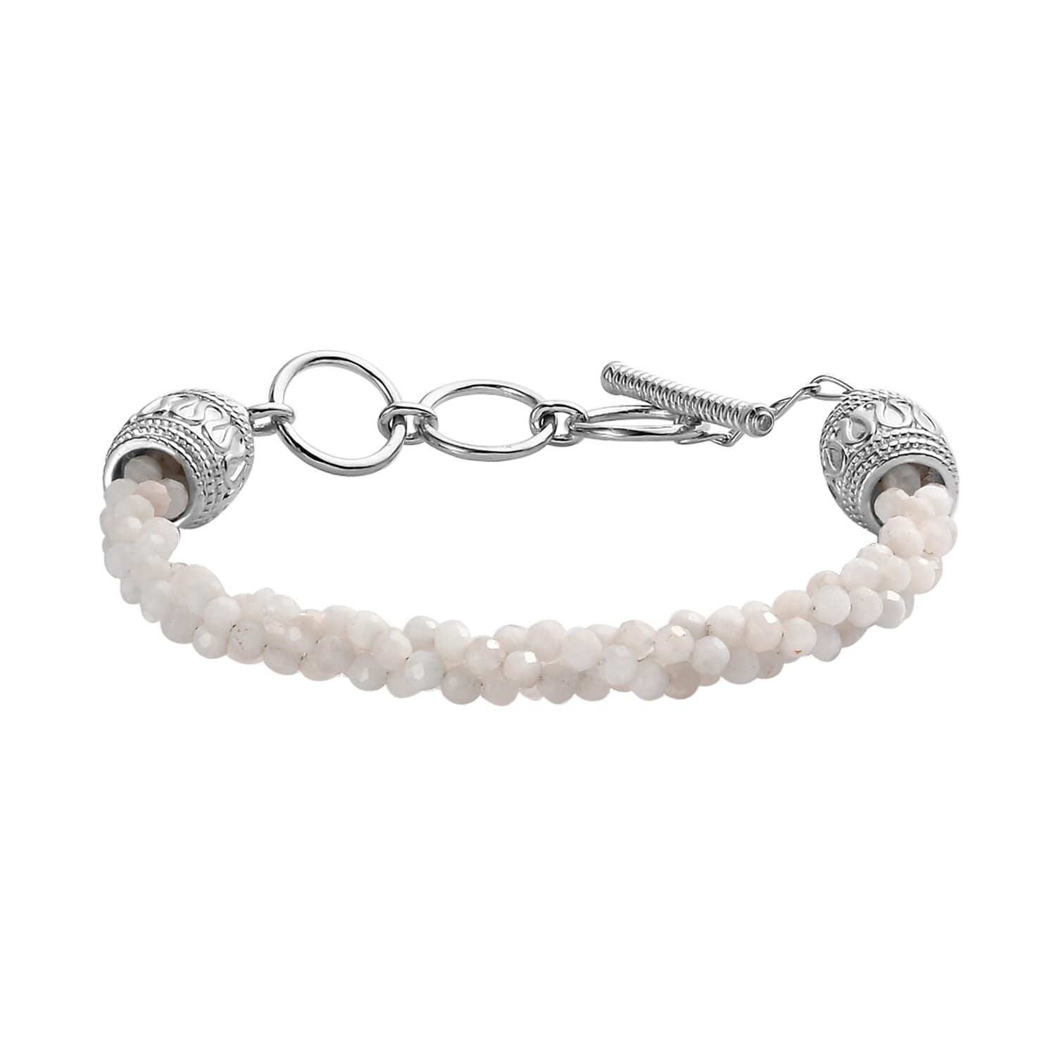 Rainbow Moonstone Platinum Bracelet – A Spark For Personal Growth