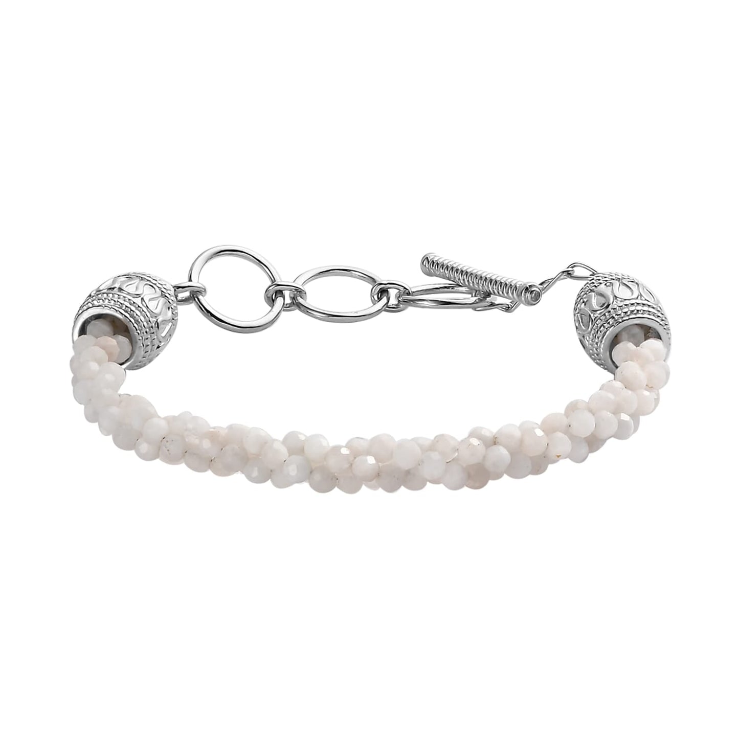 Rainbow Moonstone Platinum Bracelet – A Spark For Personal Growth