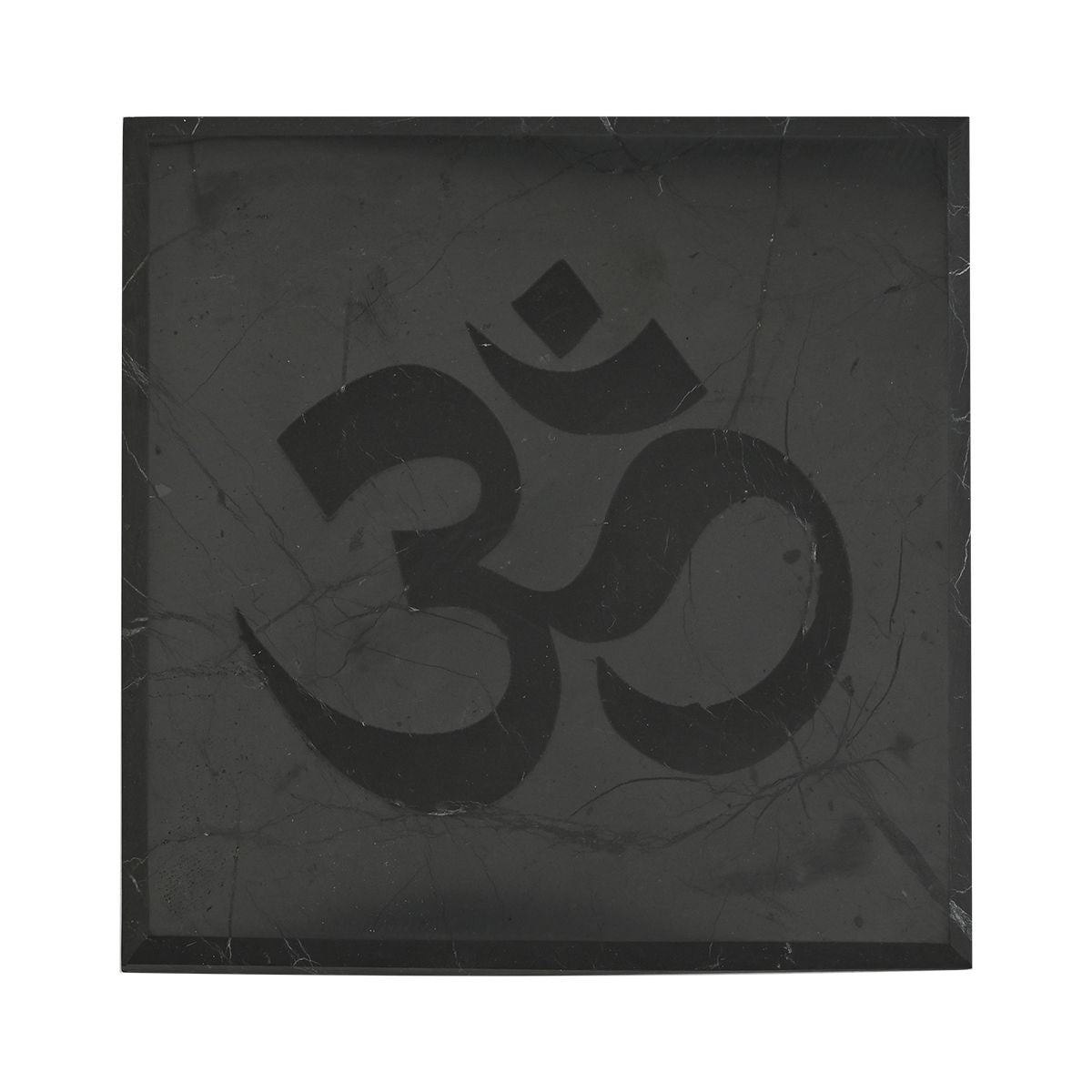 Shungite Om Sacred Square Tile