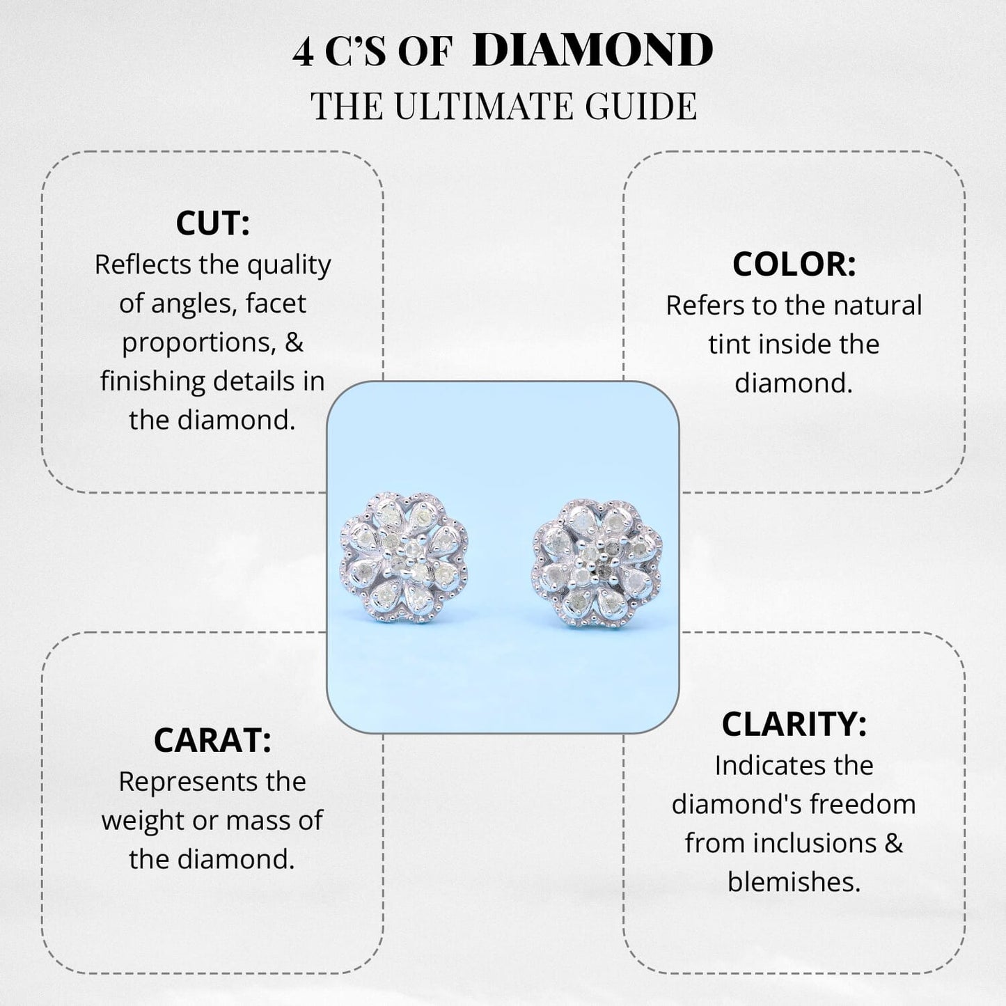 Flower Diamond Earrings – Bloom Into Your Best Version
