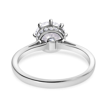 Heart and Arrow Cut Moissanite Ring — Timeless Sparkle & Luxury