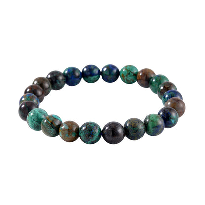 Chrysocolla Stretchy Beaded Bracelet – Emotional Healing Energy