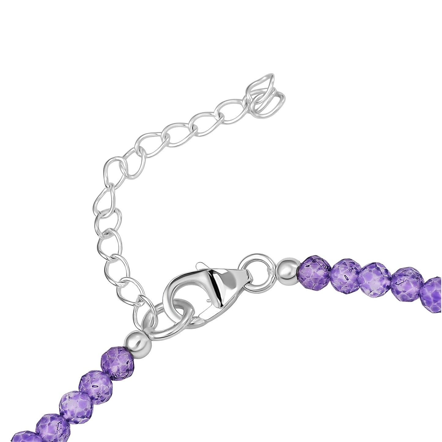African Amethyst Beaded Bracelet — Radiant Elegance & Spiritual Harmony
