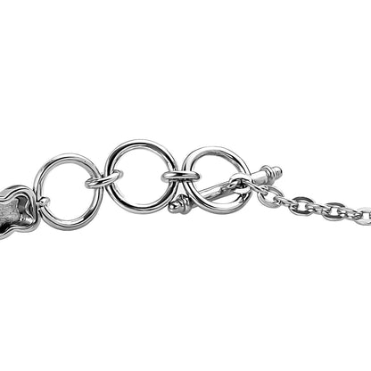 Crystal Toggle Clasp Bracelet – For Bold Energy & Inner Strength