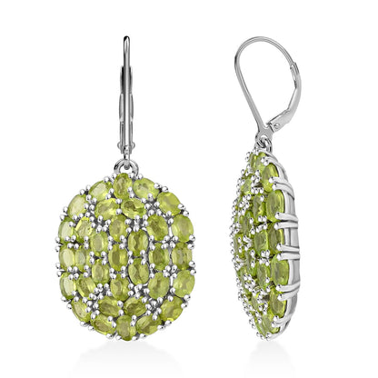 Amethyst & Peridot Earrings – Vibrant & Refined Elegance
