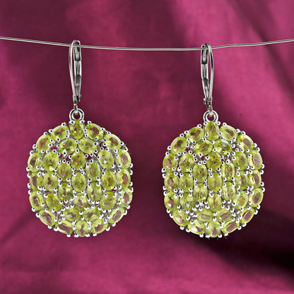 Amethyst & Peridot Earrings – Vibrant & Refined Elegance