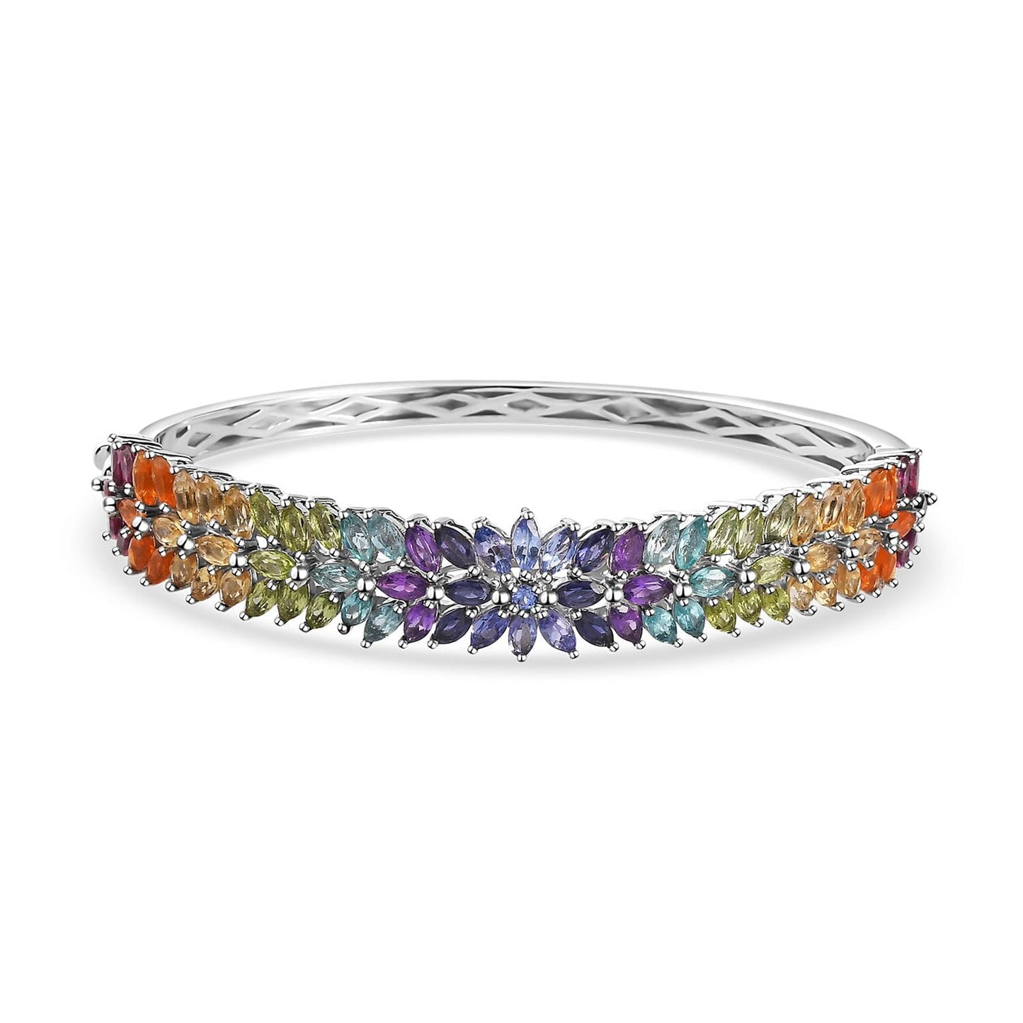 Dahlia Gemstone Bangle – A Symbol of Strength and Transformation