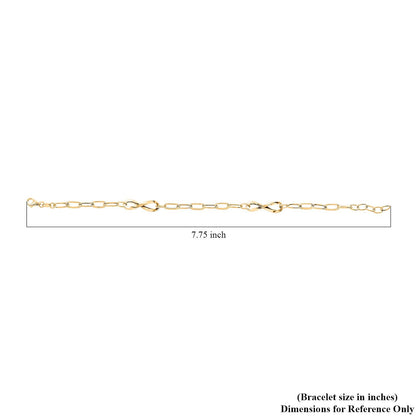 10K Yellow Gold Chain Bracelet – Endless Elegance in Every Link