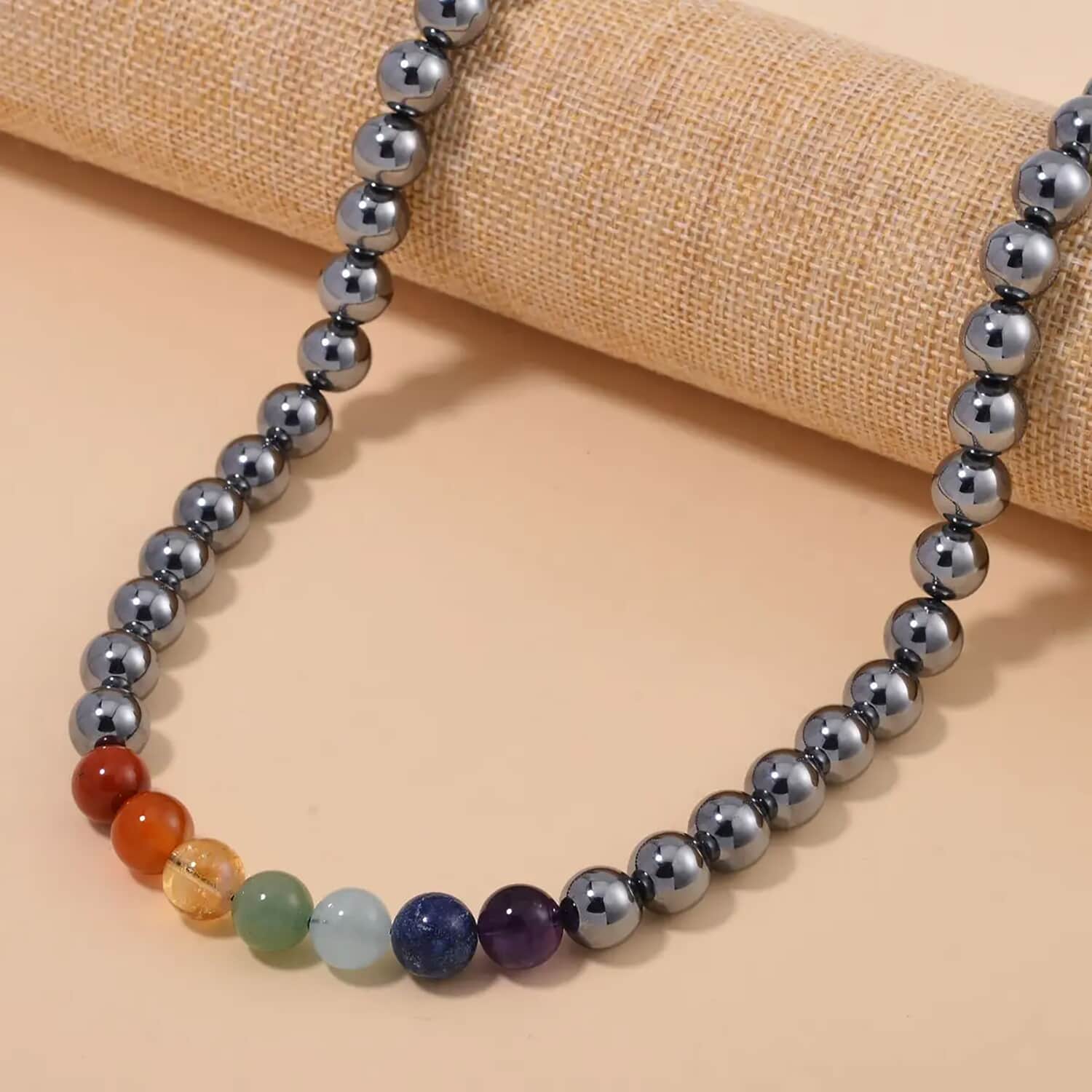 Seven Chakra Beaded Necklace