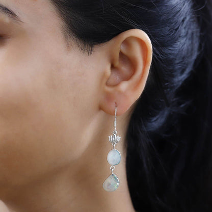 Indian Earrings in Sterling Silver