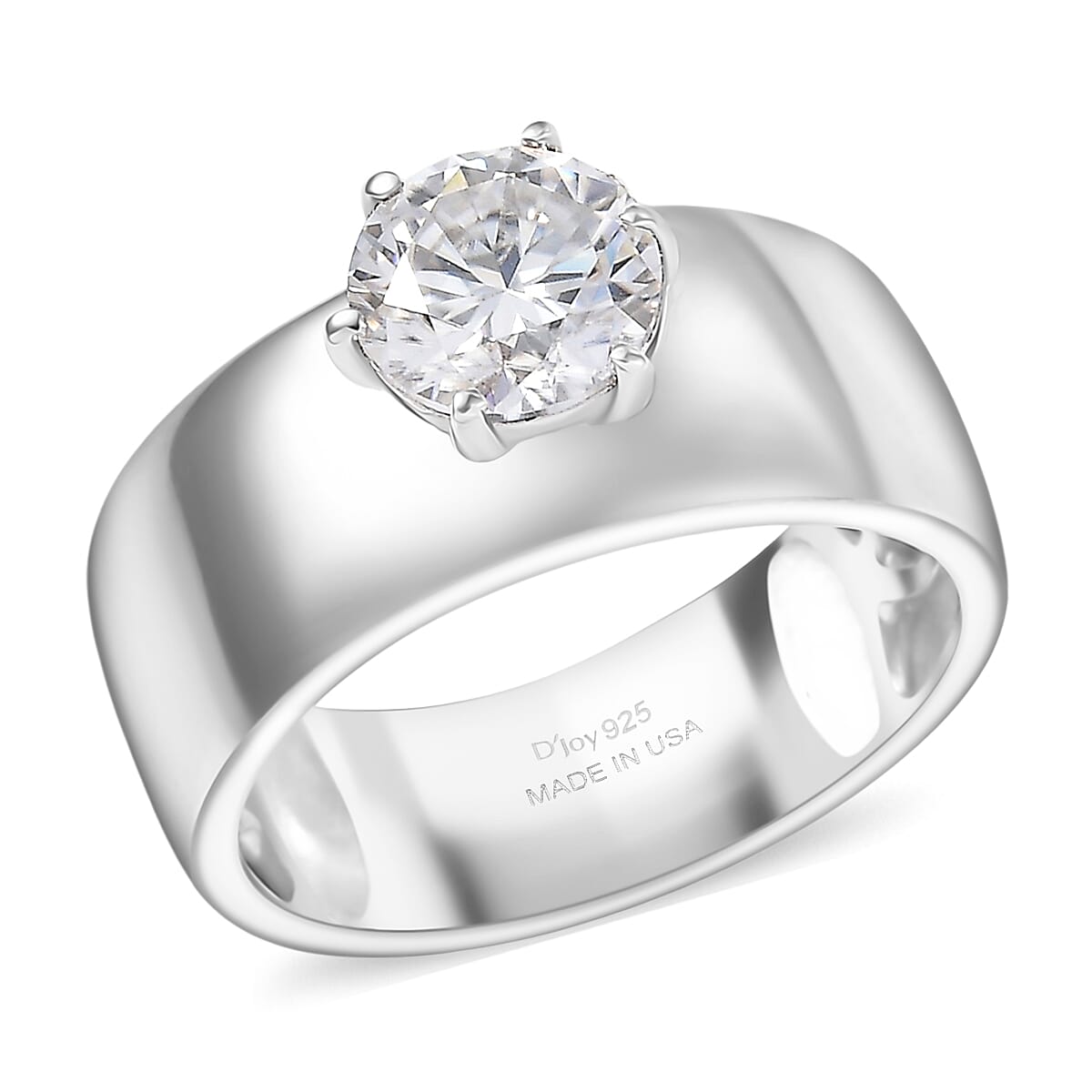 Brilliant Moissanite Solitaire Ring — Eternal Elegance & Radiance