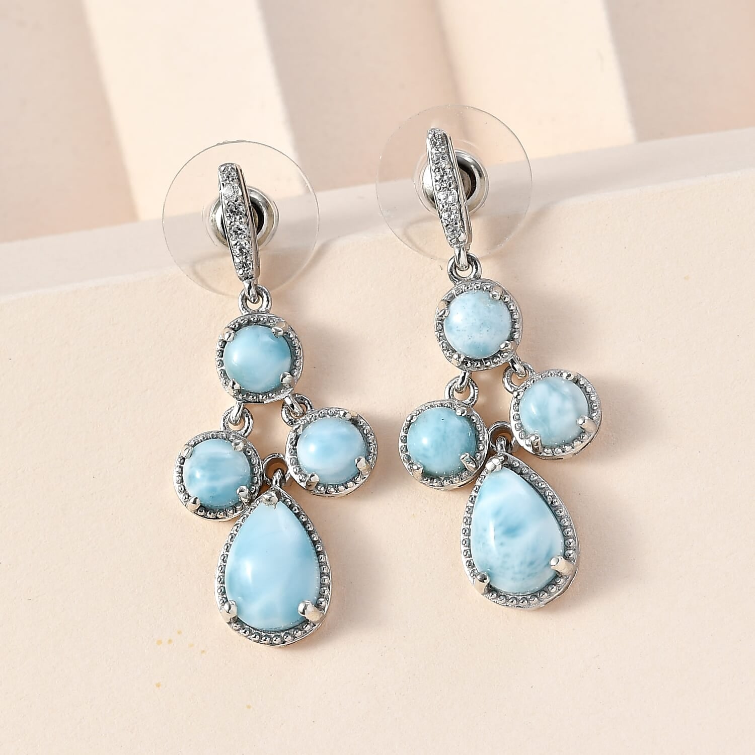 Caribbean Larimar Earrings – Find Your Calm, Wherever You Are