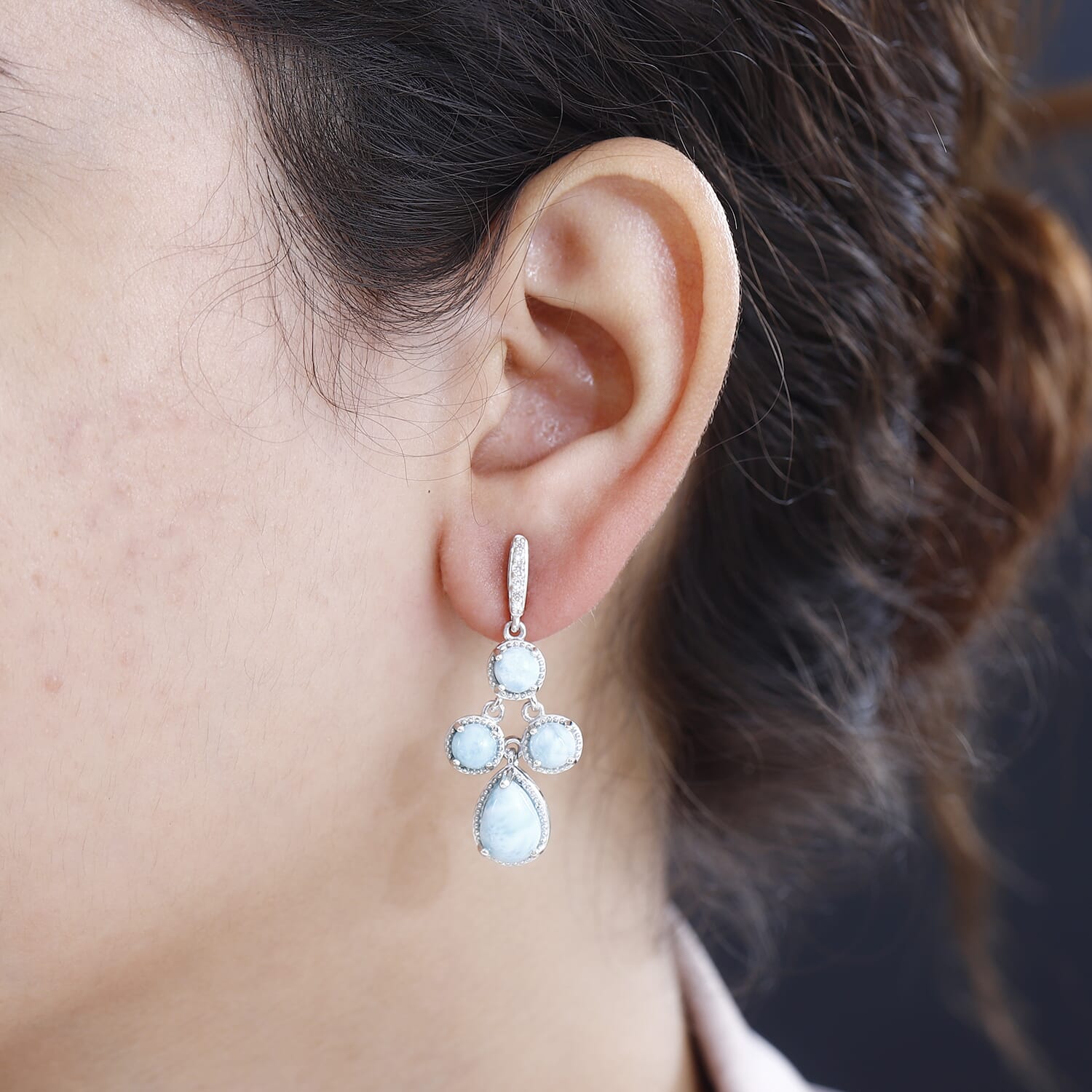 Caribbean Larimar Earrings – Find Your Calm, Wherever You Are