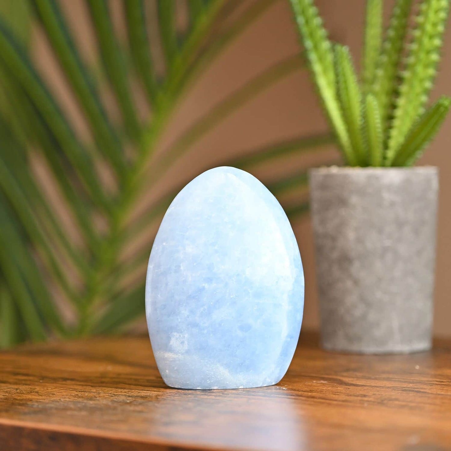 Blue Calcite Figurine