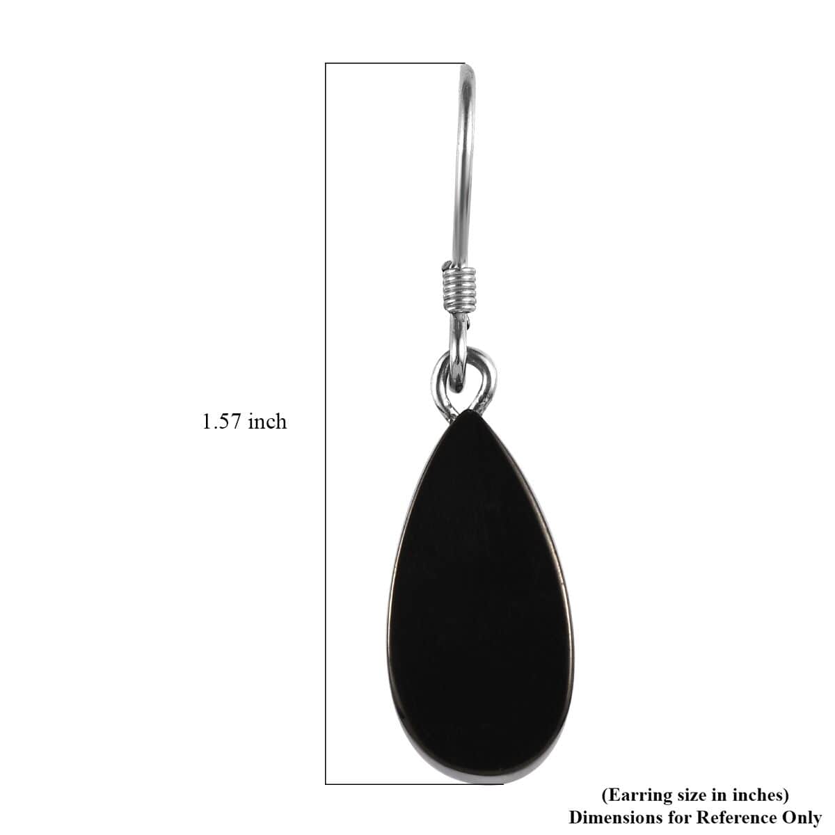 Shungite Dangle Earrings